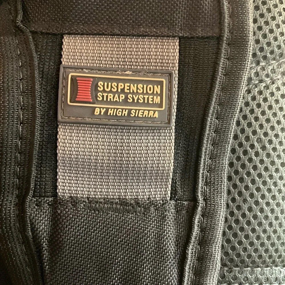High Sierra Suspension Strap System Black Backpack
